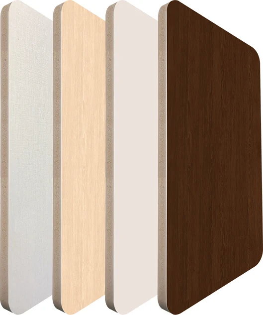 Panel serat bambu dan kayu dengan pilihan permukaan terang dan motif kayu